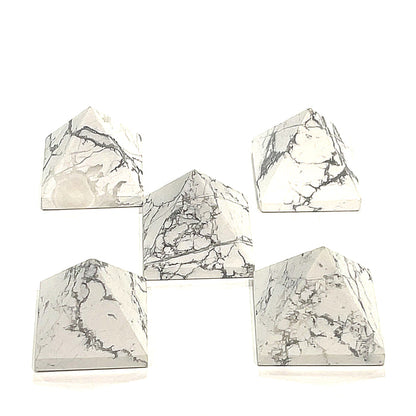Howlite  gemstone pyramid
