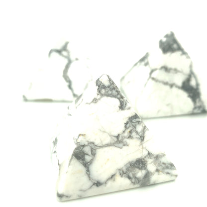 Howlite  gemstone pyramid