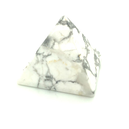 Howlite  gemstone pyramid