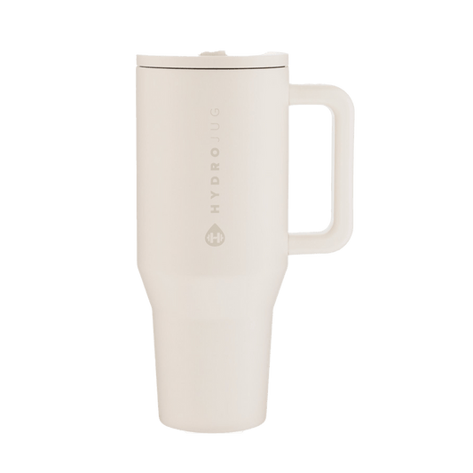 Cream Custom Hydrojug Traveler 40oz - Corporate Gifts