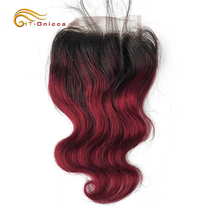Indian loose wave 4 bundles with closure, 100% Remy human hair