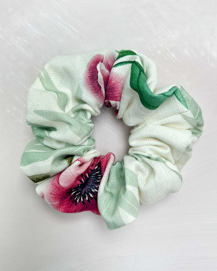 Ivory Linen Scrunchie - Diane Hill