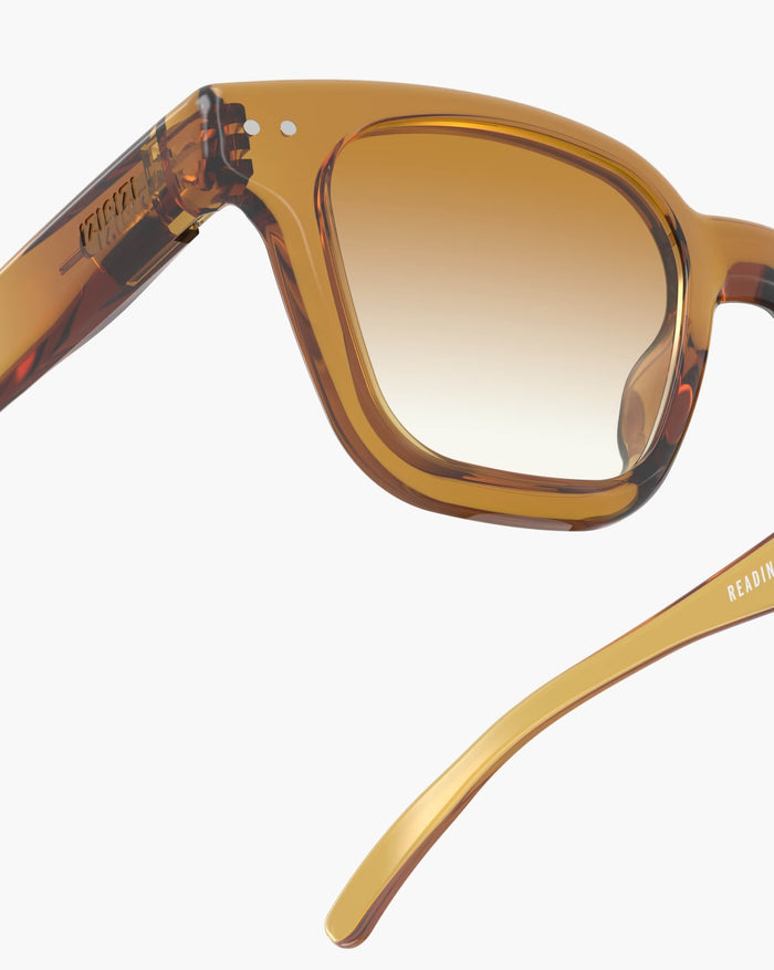 Izipizi Sunglasses #ROAD - Gold Canyon - Soft Gold Lenses