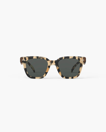 Izipizi Sunglasses #ROAD - Light Tortoise - Soft Grey Lenses