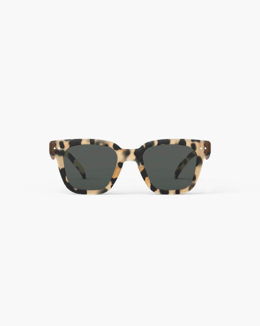 Izipizi Sunglasses #ROAD - Light Tortoise - Soft Grey Lenses