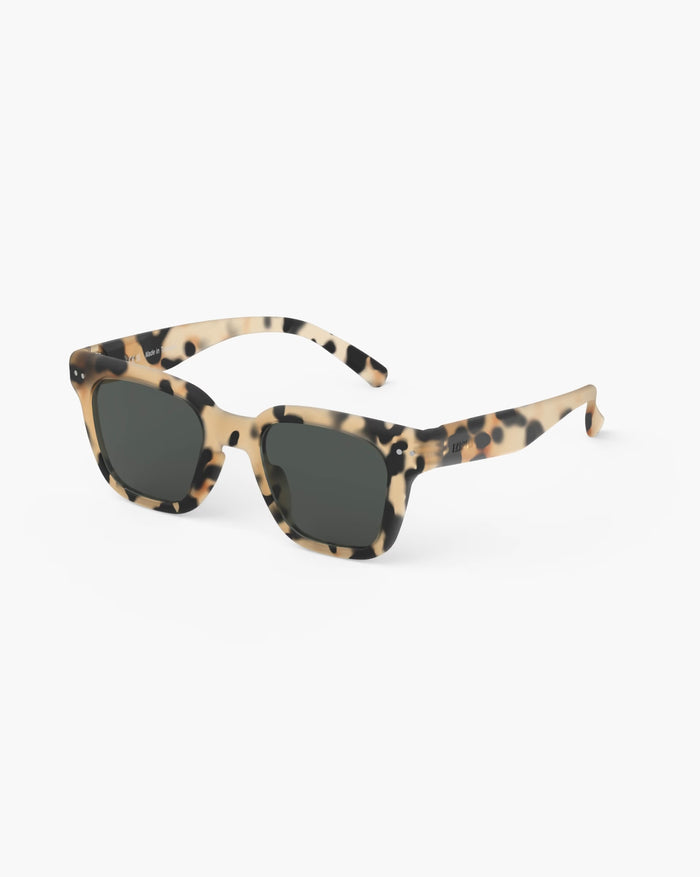 Izipizi Sunglasses #ROAD - Light Tortoise - Soft Grey Lenses