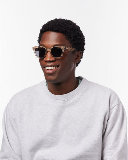 Izipizi Sunglasses #ROAD - Light Tortoise - Soft Grey Lenses