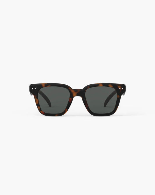 Izipizi Sunglasses #ROAD - Tortoise - Soft Grey Lenses