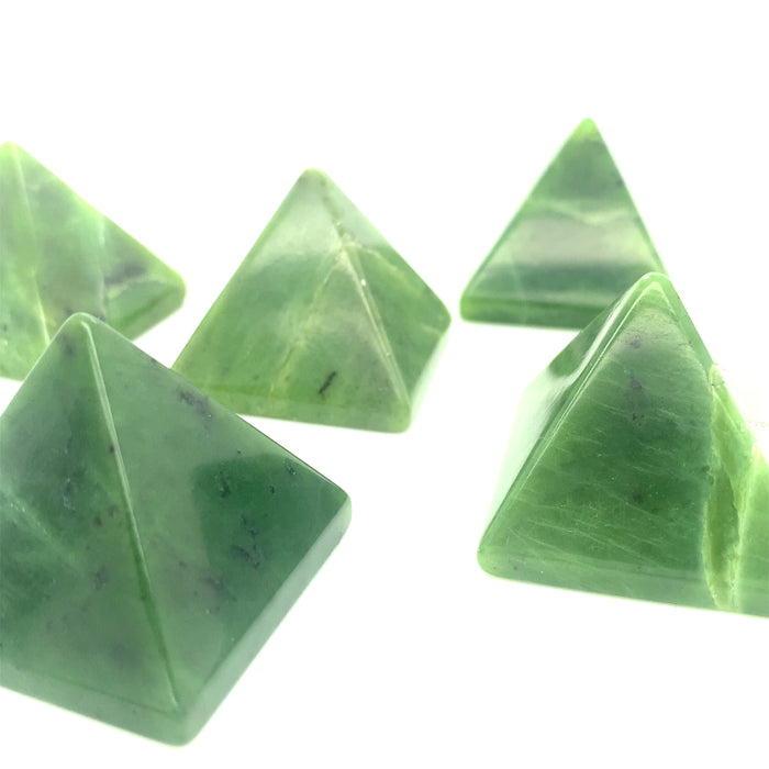 Jade, Green Gemstone Pyramid