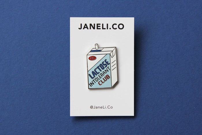 JaneLi.Co - Lactose Intolerant Club Enamel Pin