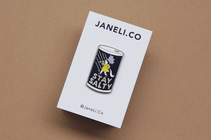 JaneLi.Co - Stay Salty Enamel Pin