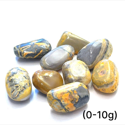 Jasper, Bumblebee tumbled  Gemstone