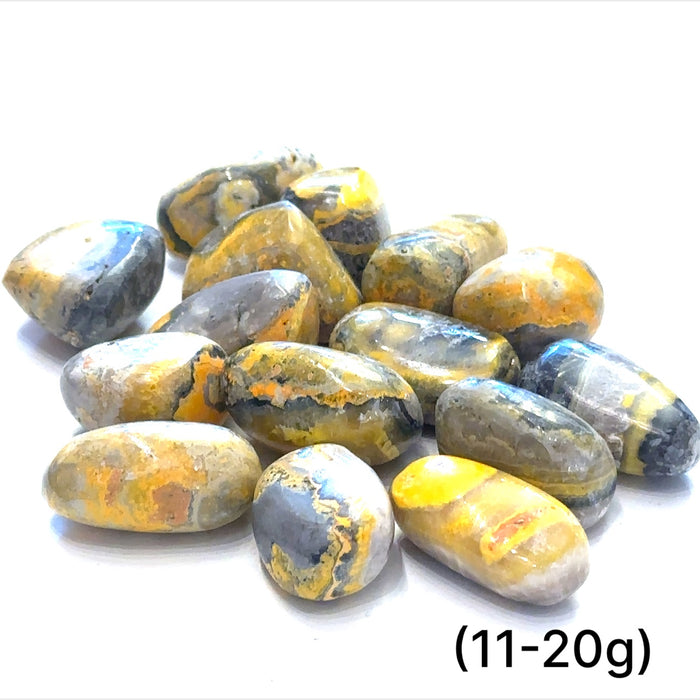 Jasper, Bumblebee tumbled  Gemstone