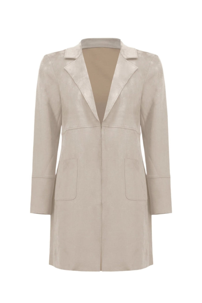 Joseph Ribkoff Scuba Suede Straight Jacket 251941