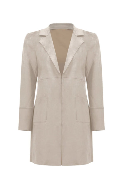 Joseph Ribkoff Scuba Suede Straight Jacket 251941