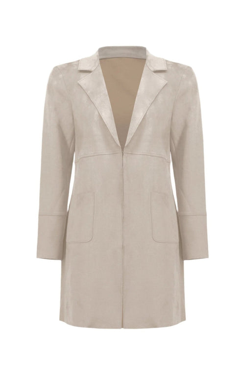 Joseph Ribkoff Scuba Suede Straight Jacket 251941