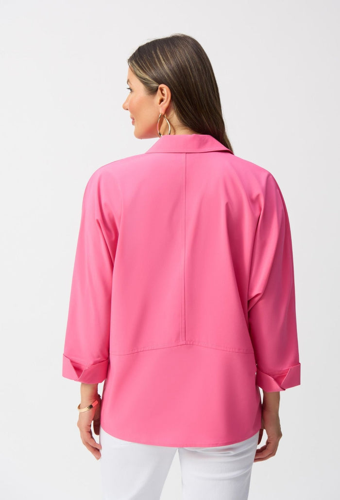 joseph-ribkoff-poplin-boxy-shirt-with-overlapping-v-neck-251948-