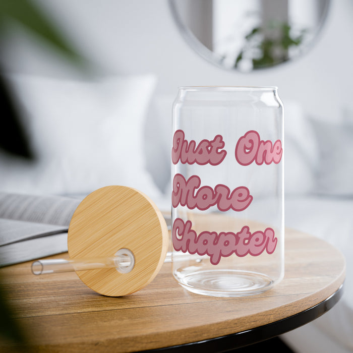 Just One More Chapter Glass, 16oz