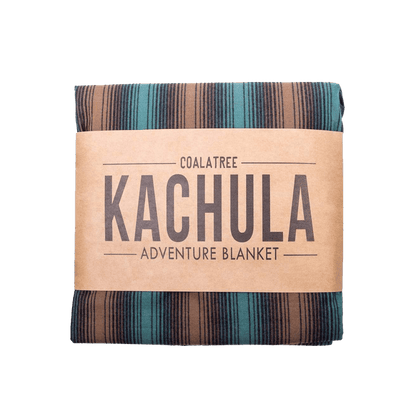 Green Stripe Custom Kachula Adventure Blanket - Corporate Gifts