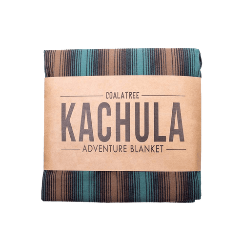 Green Stripe Custom Kachula Adventure Blanket - Corporate Gifts