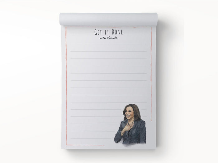 Kamala Get It Done Notepad