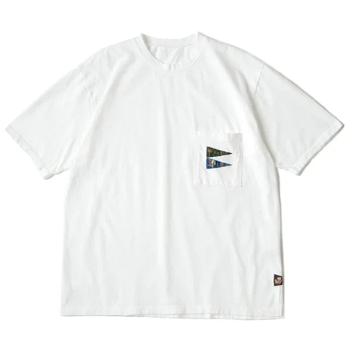 Kapital 20/-Jersey PENNANT T (3Flags) - White