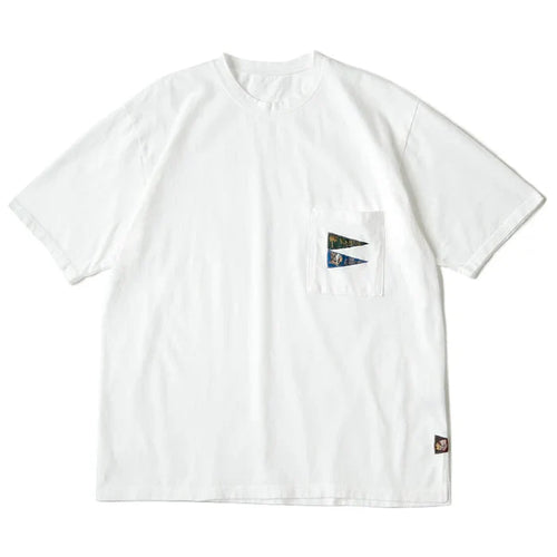 Kapital 20/-Jersey PENNANT T (3Flags) - White