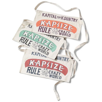 Kapital Canvas Short AD Apron (KAPSIZE RULE) - Orange