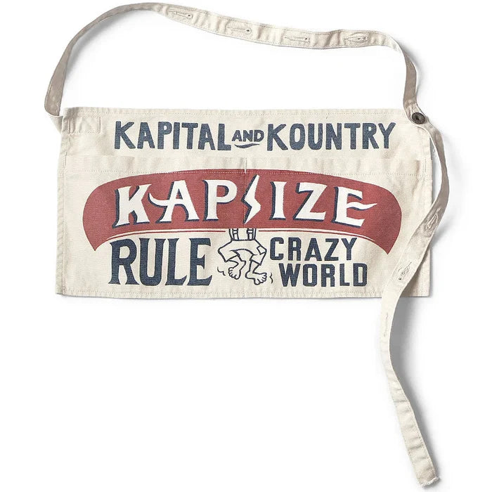 Kapital Canvas Short AD Apron (KAPSIZE RULE) - Red