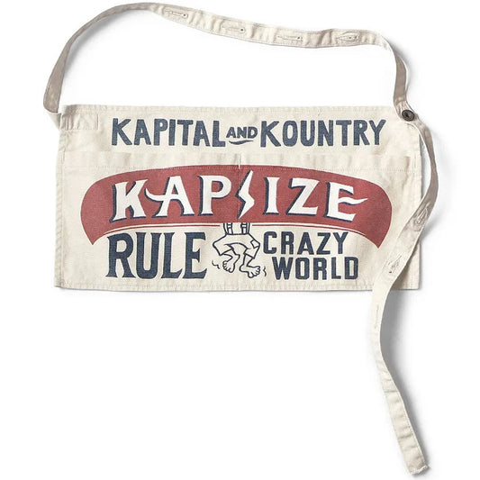 Kapital Canvas Short AD Apron (KAPSIZE RULE) - Red