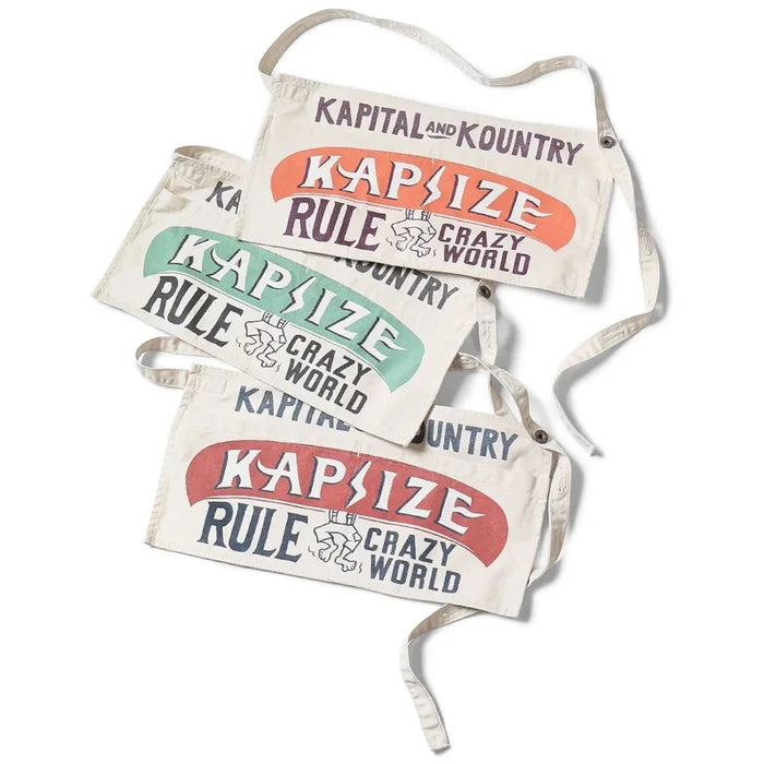 Kapital Canvas Short AD Apron (KAPSIZE RULE) - Red