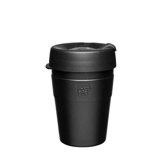 12oz / Black Custom KeepCup Thermal Cup - Corporate Gifts