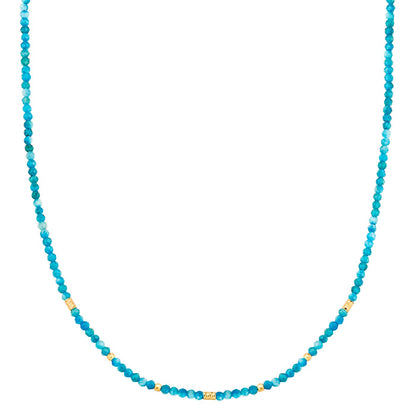 Kette gold mit Apatit