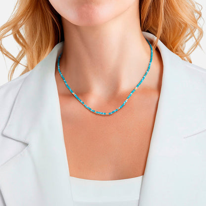 Kette gold mit Apatit
