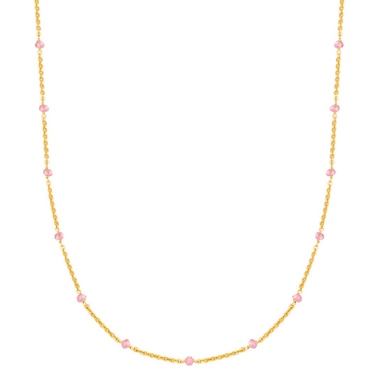 Kette gold mit Kunzit