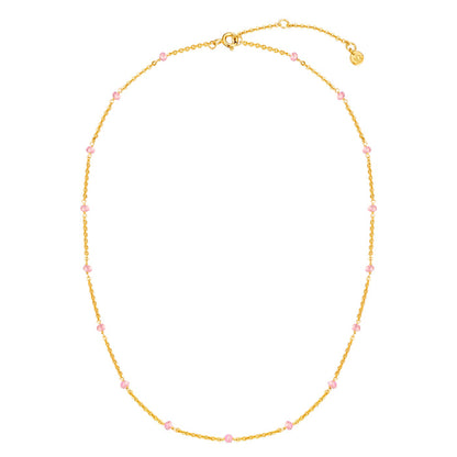 Kette gold mit Kunzit