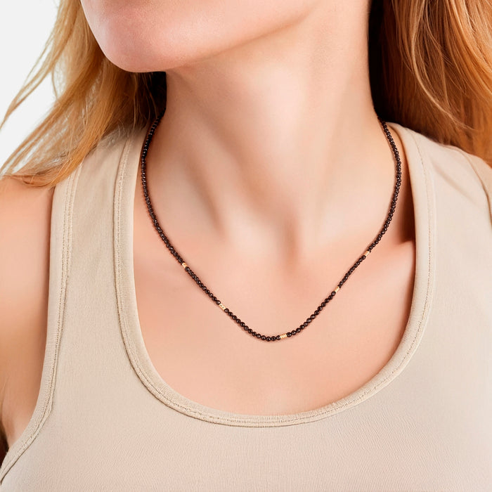 Kette gold mit Spinell