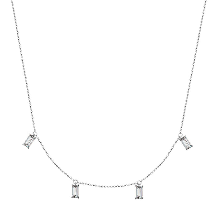 Kette mit Zirkonia silber