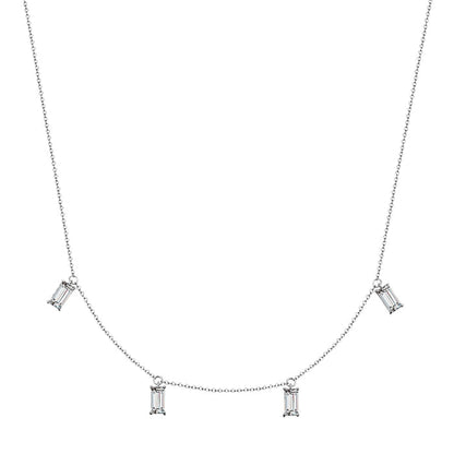Kette mit Zirkonia silber