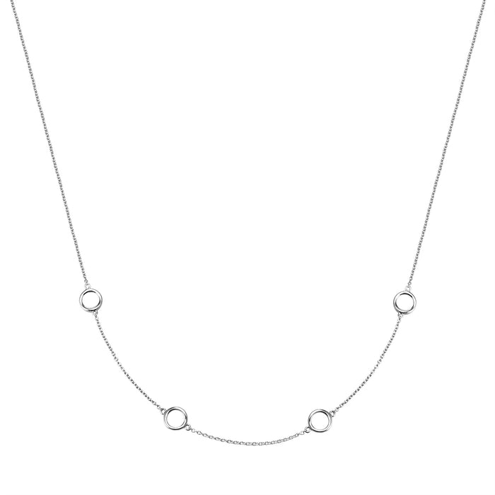 Kette silber mit Stäbchen