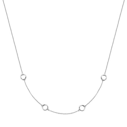 Kette silber mit Stäbchen
