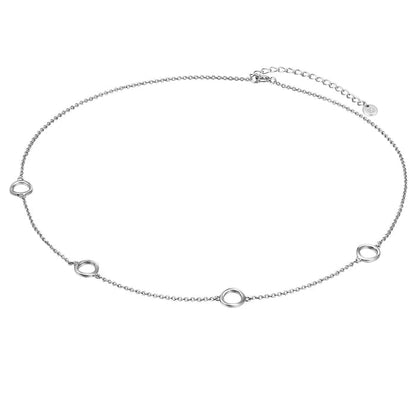 Kette silber mit Stäbchen