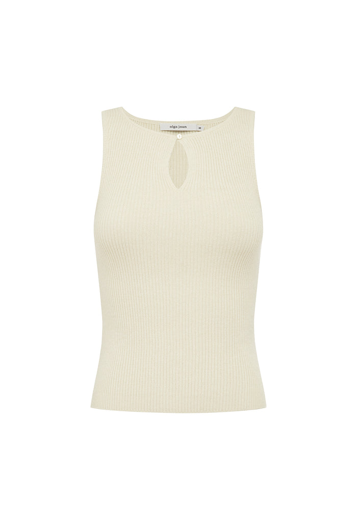 Key-Hole Knit Tank Avena