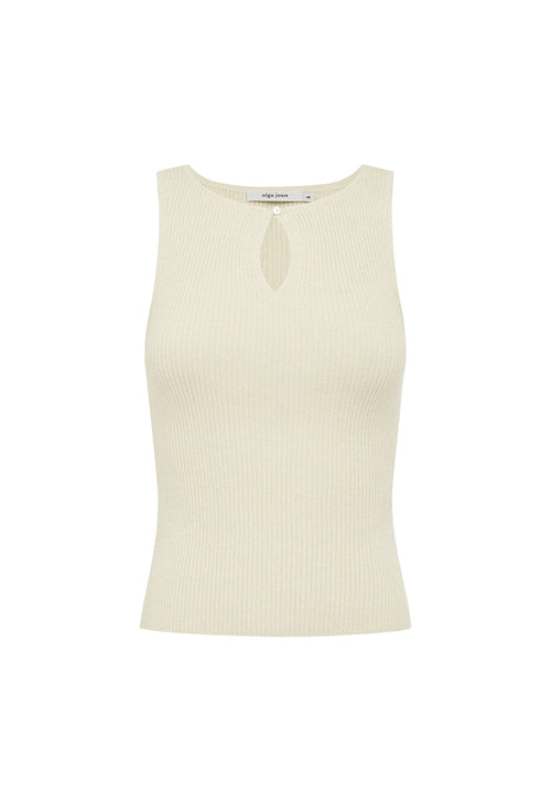 Key-Hole Knit Tank Avena