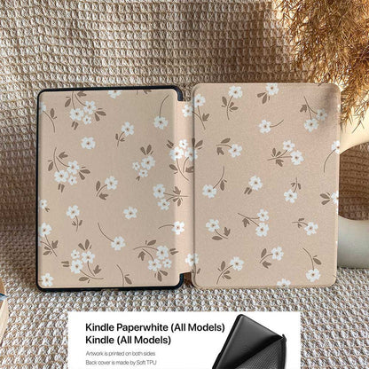 Khaki Blossoms | Kindle Case - IMCASE