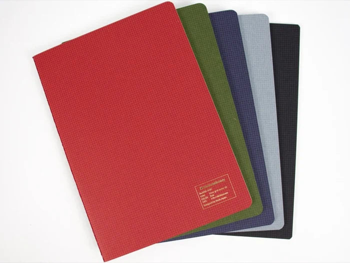 Kleid Stationery A5 2mm Grid Notebook - Red