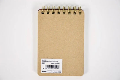 Kleid Stationery Work Memo - A7 Grid Notebook - Navy