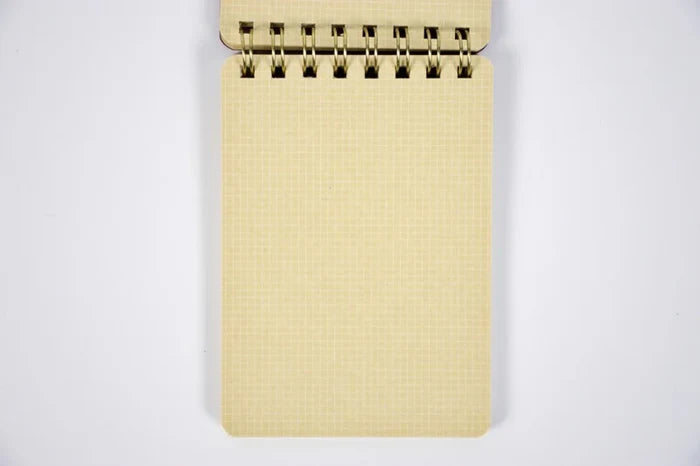 Kleid Stationery Work Memo -  A7 Grid Notebook - Olive Drab
