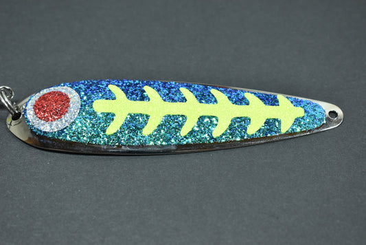 Hyperspoonz hyper vis lure tape salmon trout trolling spoon