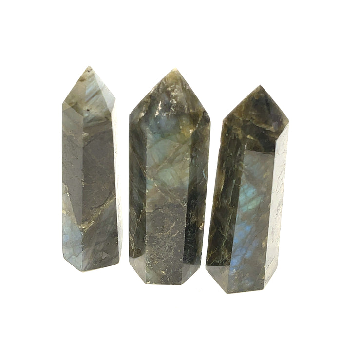 One 2.5''-3.25'' (41-51g) Labradorite gemstone tower